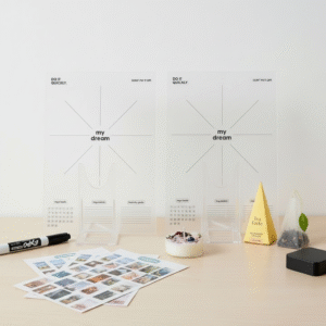 (2 boards set) acrylic vision board